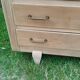 Commode vintage ancienne pieds compas