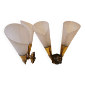 Pair of vintage wall lights