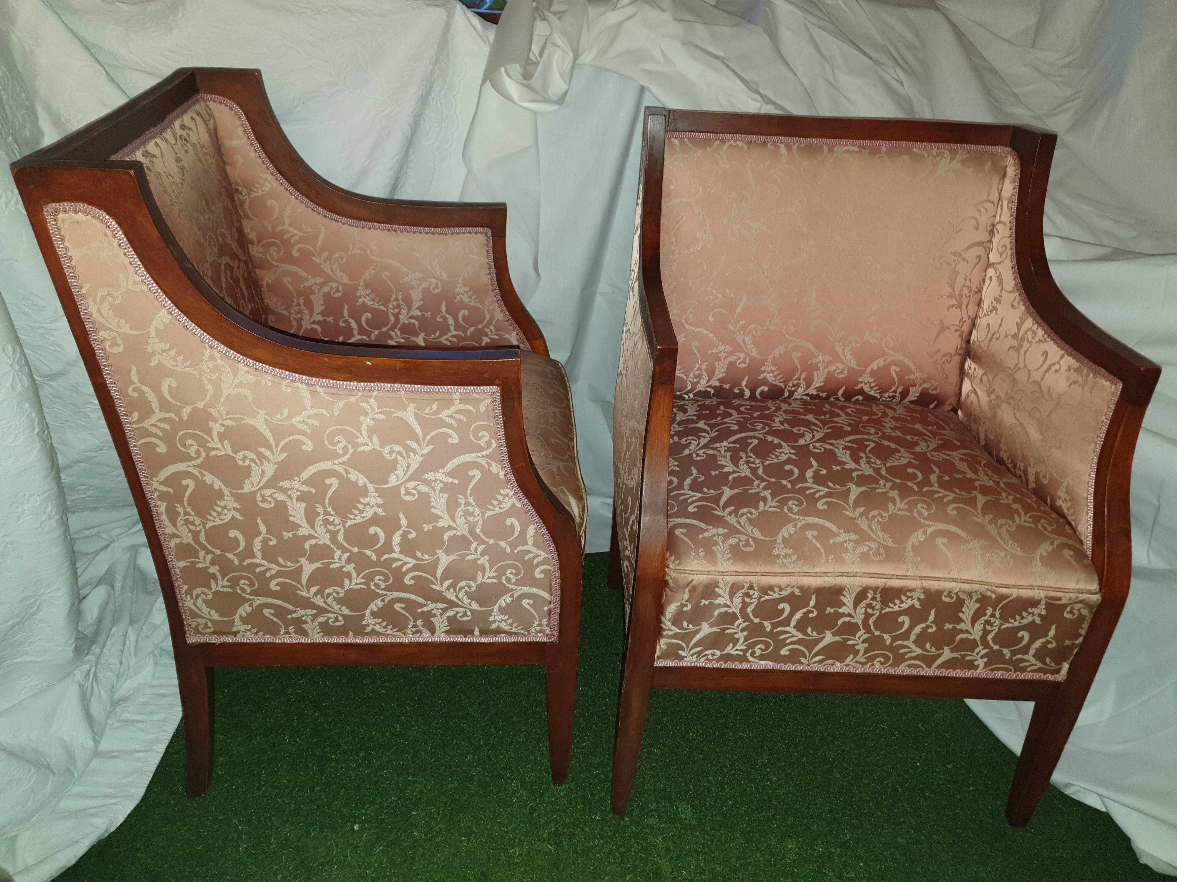 Paire de bergère art deco