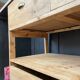 2m pine counter or central island with storage