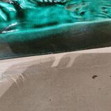 Art Deco Pheasant in Green Ceramic