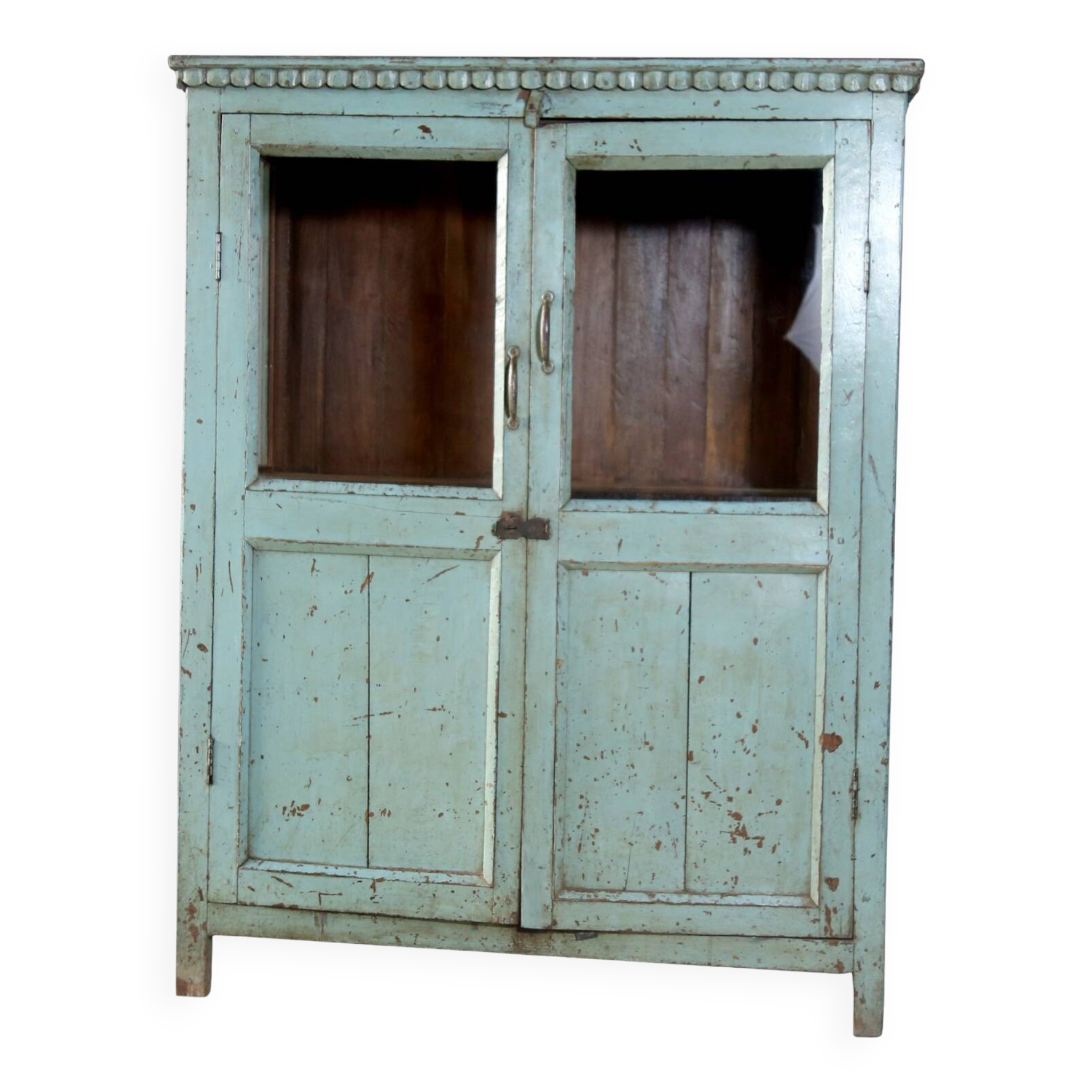 Vaisselier ancien en teck birman