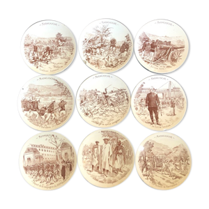lot d'assiettes Sarreguemine