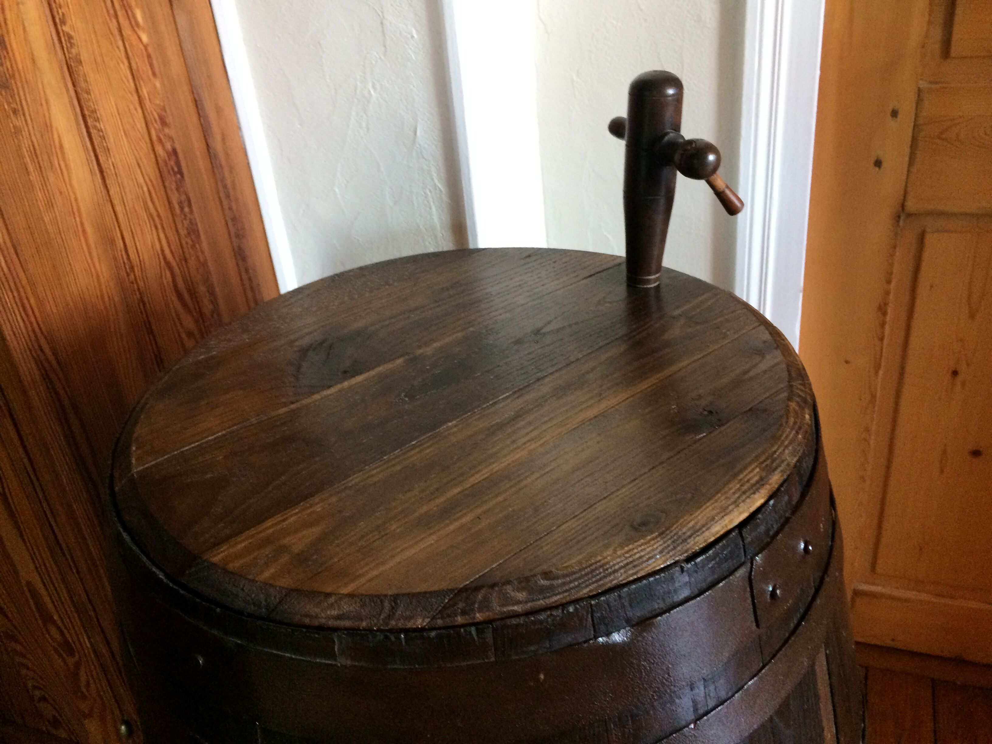 Old decoration barrel 225l