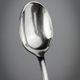 6 Christofle America espresso spoons in silver-plated metal, Luc Lanel