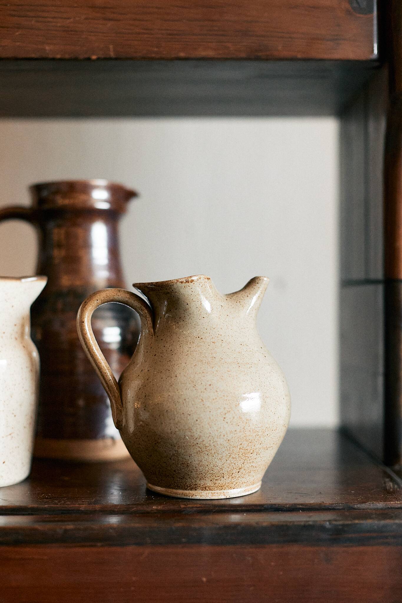 Chocolate jug / vase in stoneware