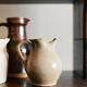 Chocolate jug / vase in stoneware