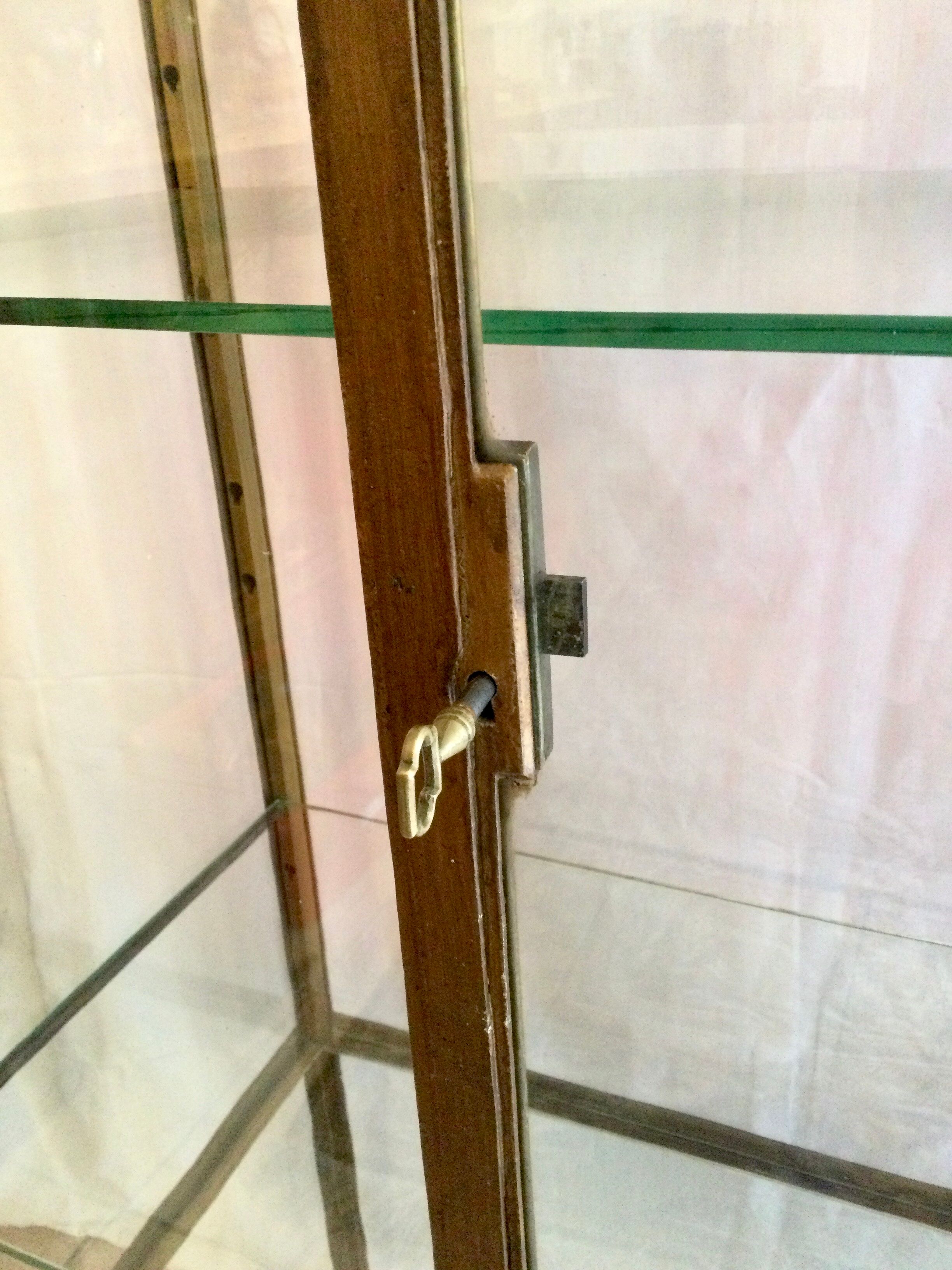 Two-door display case