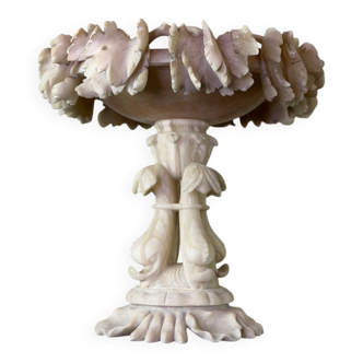 Large alabaster bowl Italy around 1900