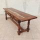 Farm table in walnut