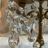Pair of crystal candlesticks