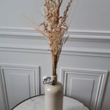 Bouteille en grès beige vintage
