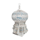 Oriental bird cage 1960 hand-painted wood and metal