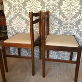 4 Scandinavian teak chairs, 1960