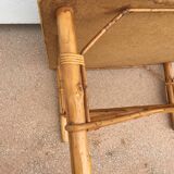 Table basse en rotin par Habitat, années 1980