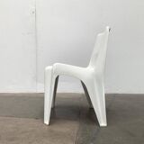 Stackable German chair in mid-century space age style by Helmut Bätzner for Bofinger, 1960s.