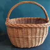 Vintage French oval basket