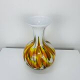 Murano glass opaline vase, 1970s, vintage