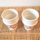 Lot of 2 Beldi cups in Moroccan ceramic
