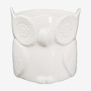 1970 vintage owl pot cover