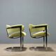 Chaises vintage Saporiti design Vittorio Introini en tissu années 1970