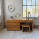 Bureau + commode + tabouret pin Maison Regain Savoie
