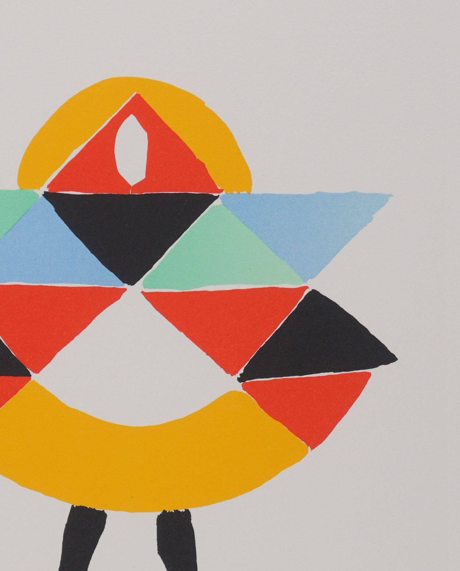 Sonia Delaunay: Carnival, signed lithograph