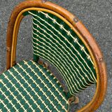 Set of 3 woven rattan bistro chairs Drucker SA