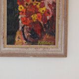 Swedish Oil on Canvas – “Flowers” by Karl Ragnar Johannesson