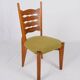 Série de 6 chaises Guillerme et Chambron pour Votre Maison, France, 1950s