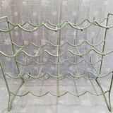 Metal bottle holder Céladon green