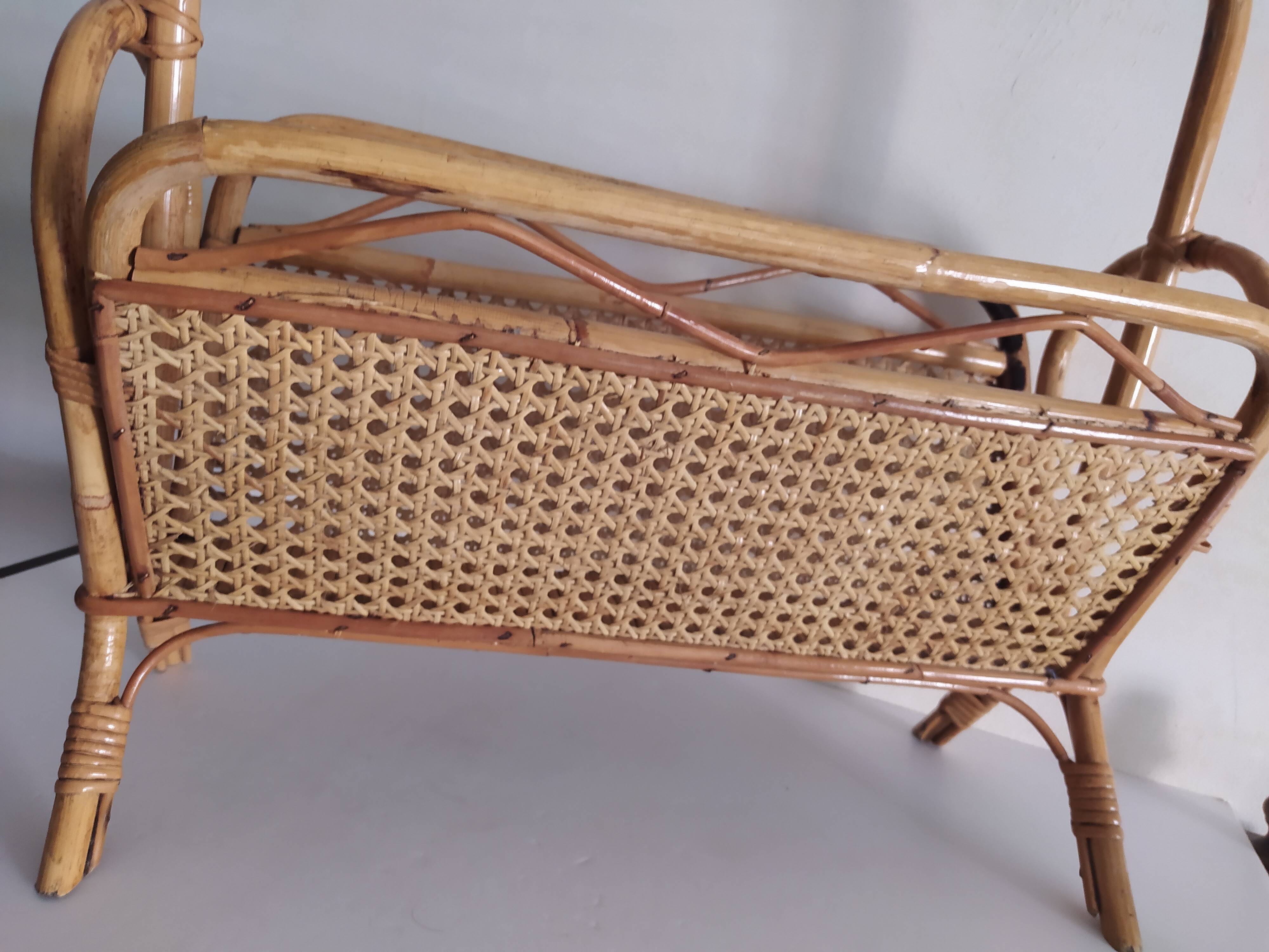 Vintage magazine holder