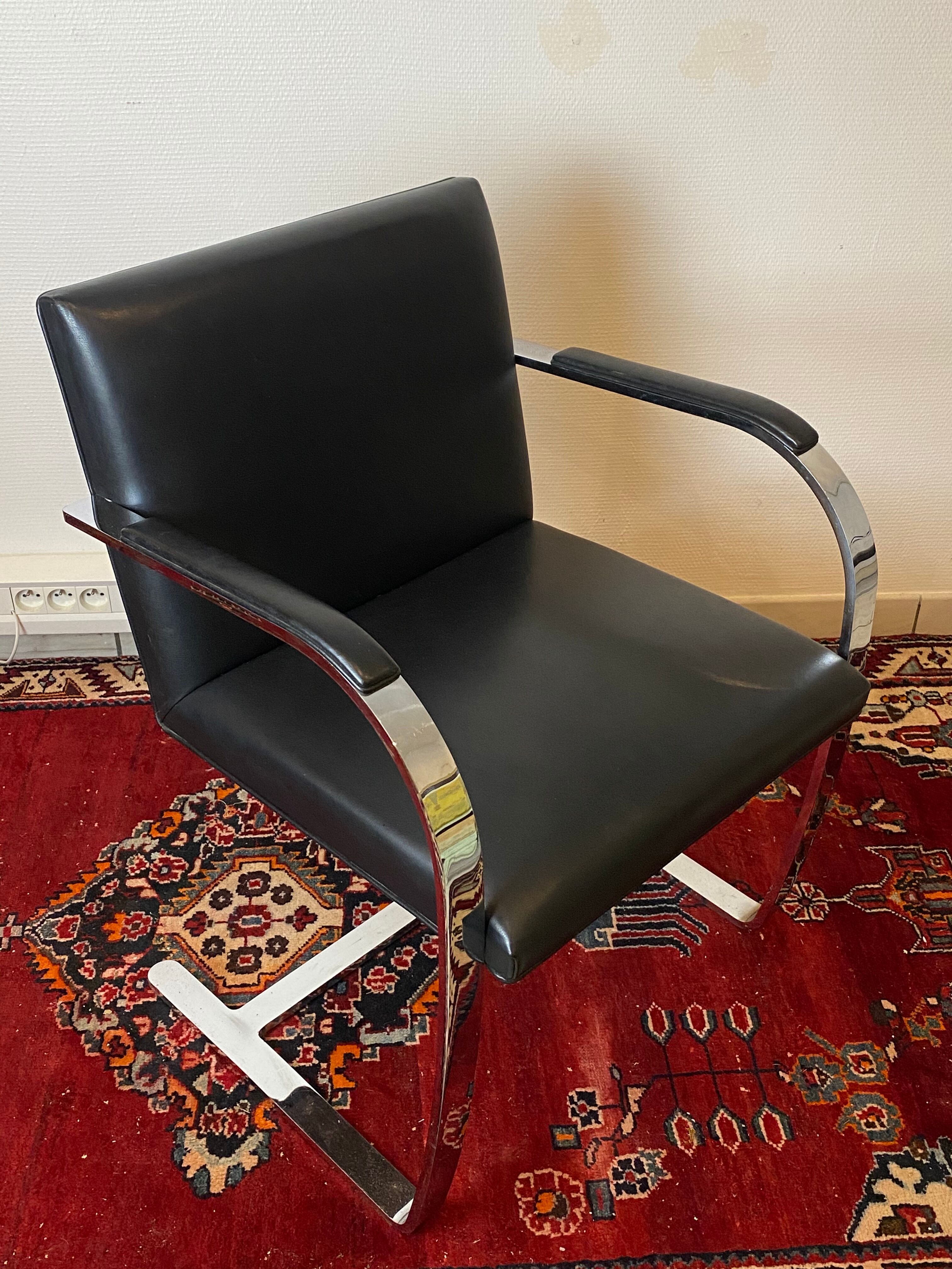 Paire de fauteuils Brno de Mies Van Der Rohe pour Knoll
