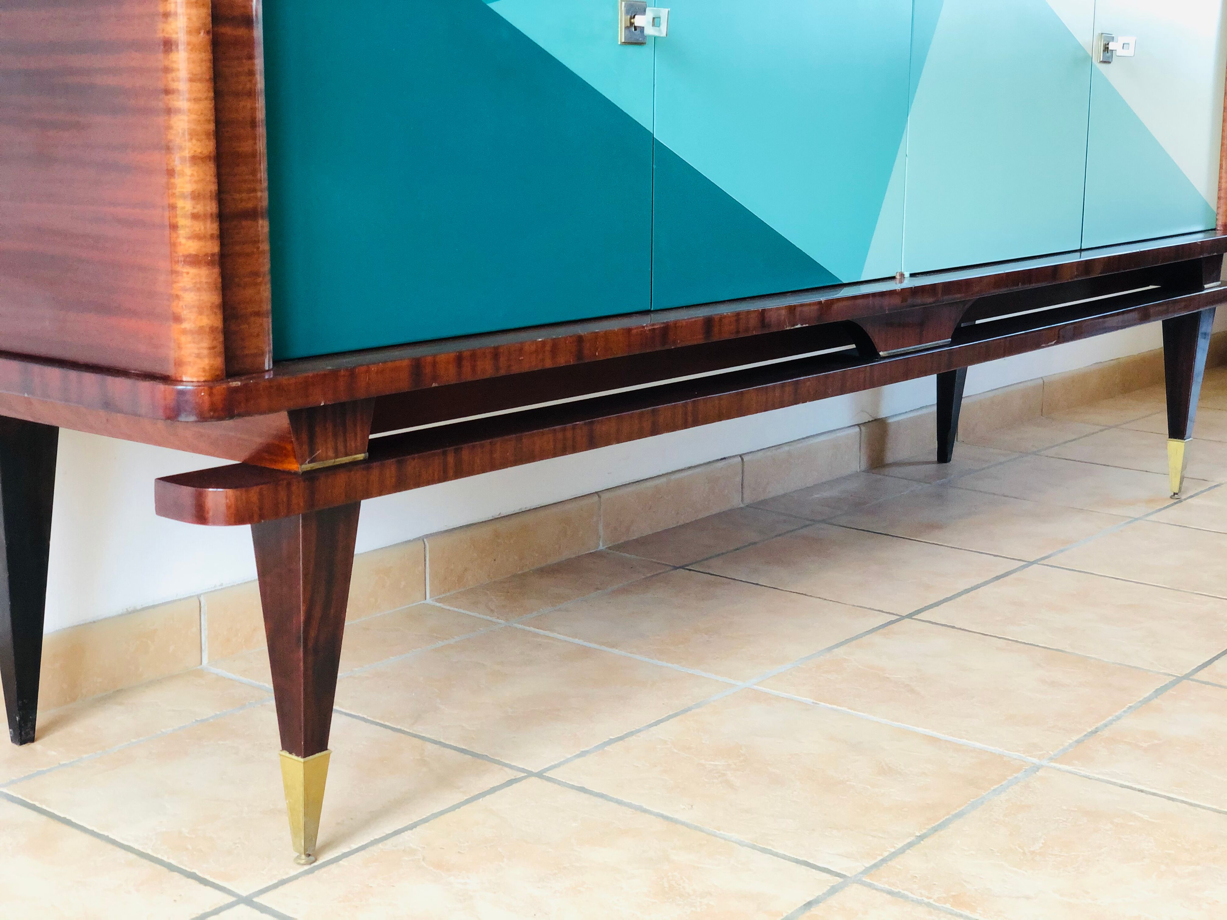 Vintage graphic sideboard 1960