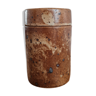Glazed stoneware pot