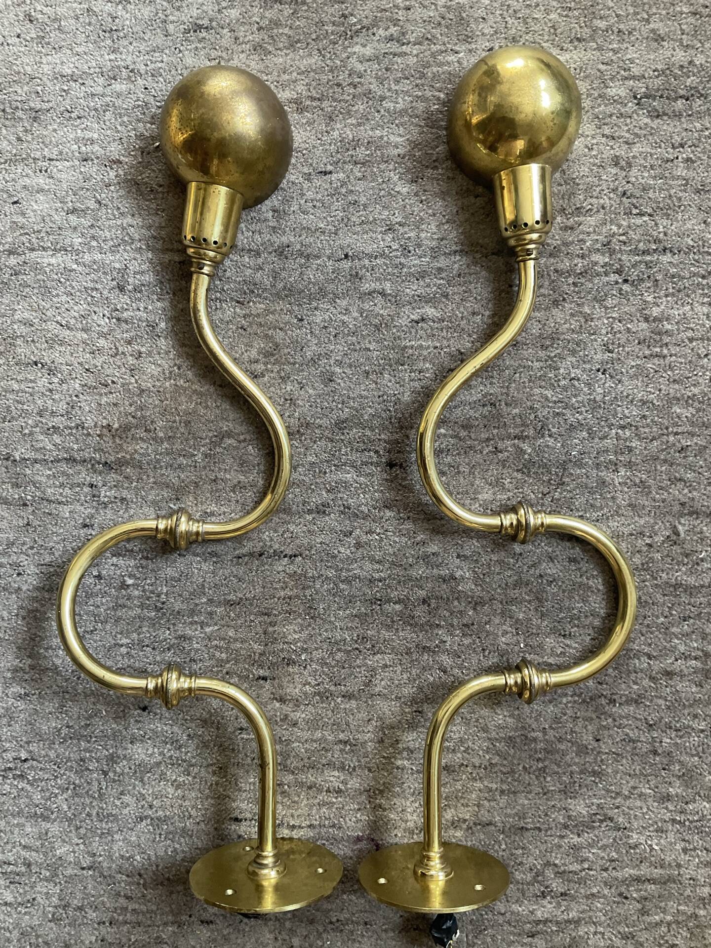 Pair of wall lights by Luigi Caccia Dominioni for Azucena.
