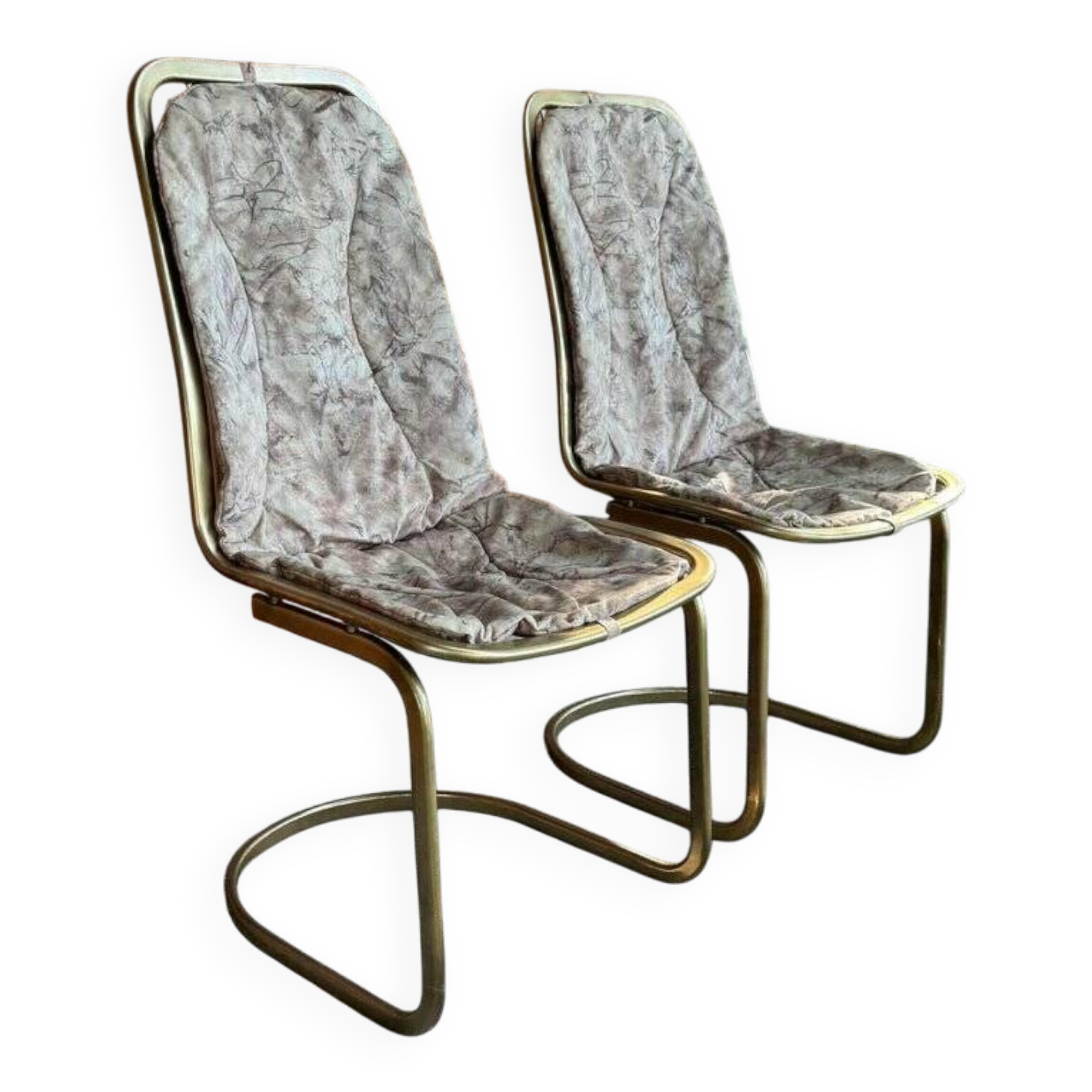 Italian dining chairs by Gastone Rinaldi, 1970s, set of 2