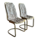 Italian dining chairs by Gastone Rinaldi, 1970s, set of 2
