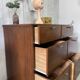Meuble de mercerie vintage