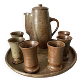 Antique stoneware coffee set