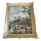Pretty little animated landscape painting
