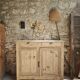 Wooden country-style sideboard