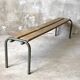 Vintage school bench