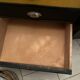 Commode buffet année 60 cuir et bois