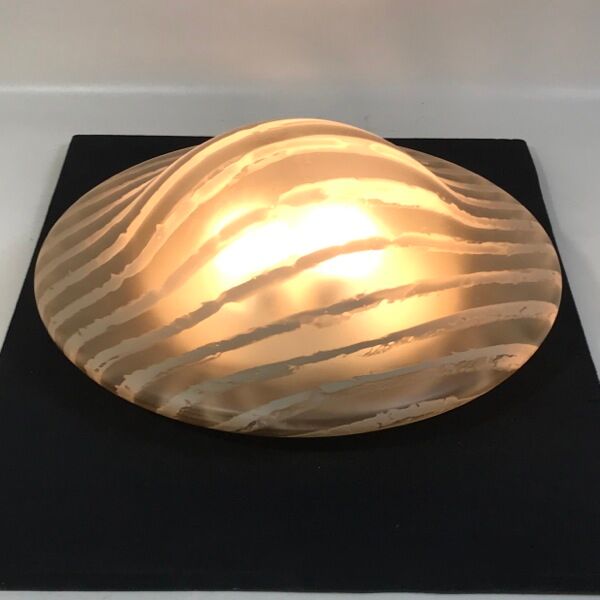 Peill & Putzler glass wall or ceiling light 1965