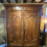 Solid wood wardrobe, country style