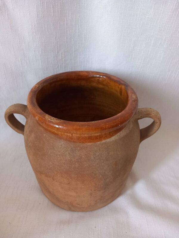 Ancien Pot en Terre cuite vernissée