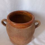 Ancien Pot en Terre cuite vernissée