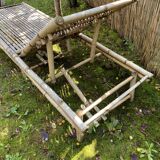 Bamboo deckchair