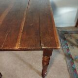Desk with turned legs